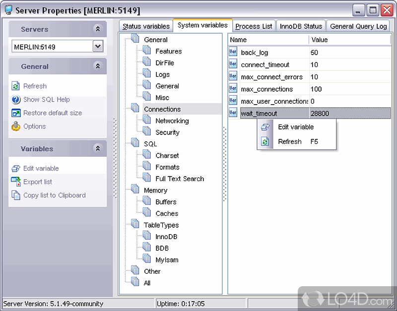 EMS SQL Manager for MySQL screenshot