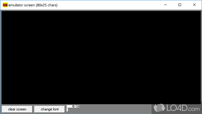 Emu8086: User interface - Screenshot of Emu8086