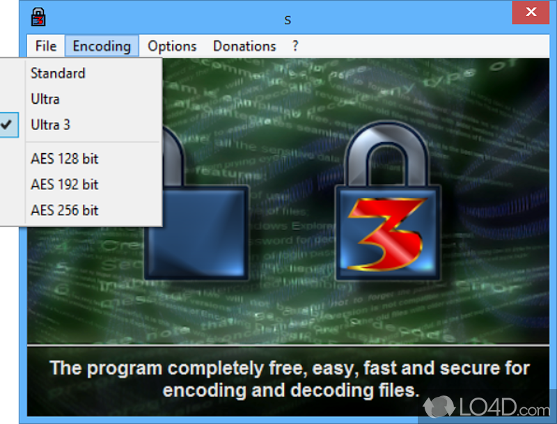 Best way to encode and decode any type of file - Screenshot of Encoding Decoding Free