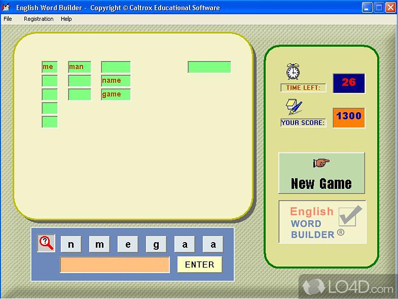 English Word Builder screenshot