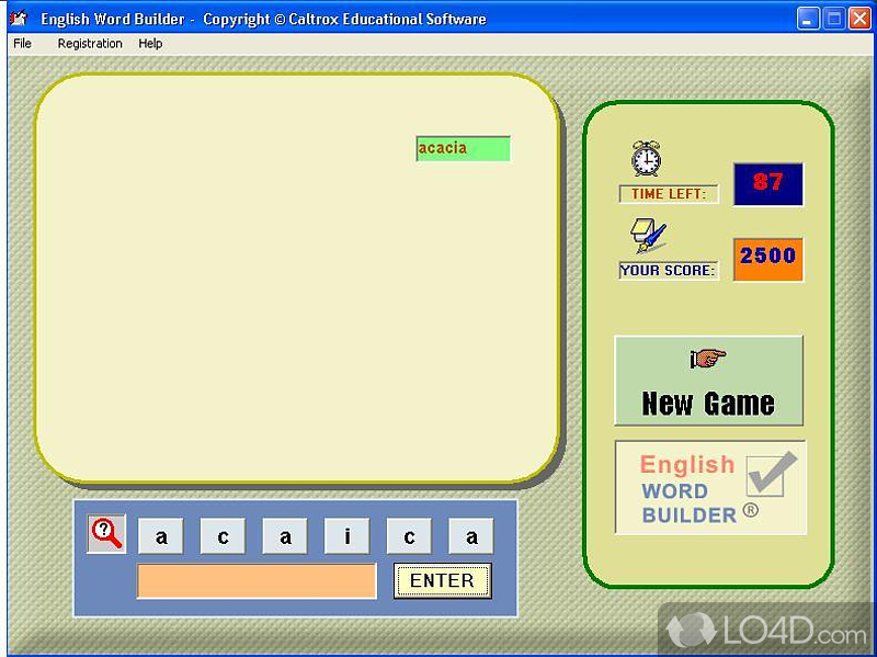 English Word Builder screenshot