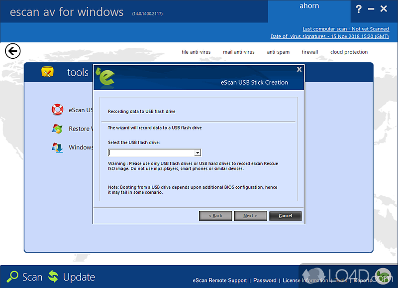 Provides smart proactive protection - Screenshot of eScan AntiVirus