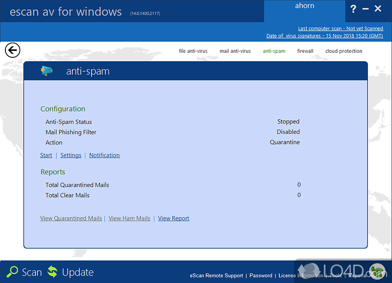 eScan AntiVirus: TeamViewer - Screenshot of eScan AntiVirus