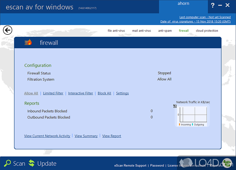 Protect your Windows computer from harmful viruses - Screenshot of eScan AntiVirus