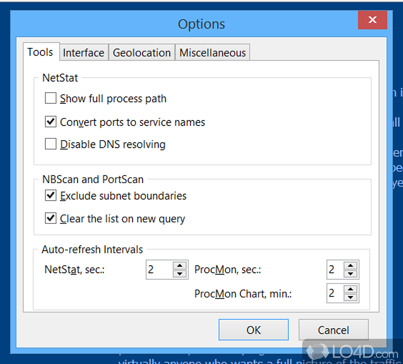 Essential NetTools: NetStat - Screenshot of Essential NetTools