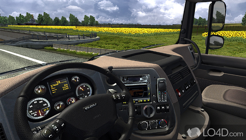 Trucking simulator for Windows - Screenshot of Euro Truck Simulator 2