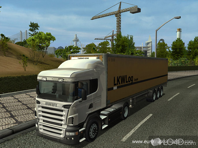 Drive trucks on realistic roads - Screenshot of Euro Truck Simulator 2012