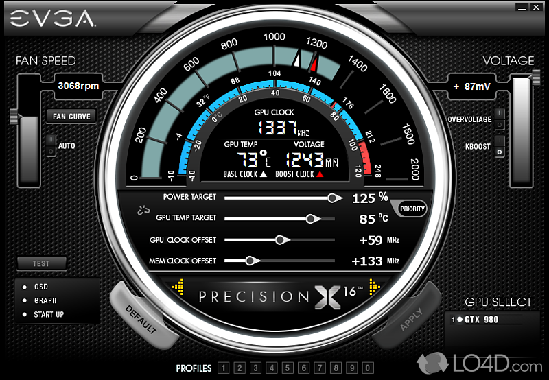 Make tweaks to your Nvidia EVGA or non-EVGA graphics card - Screenshot of EVGA Precision X