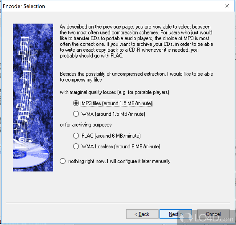 Free audio grabber for CDs using standard CD and DVD-ROM drives - Screenshot of Exact Audio Copy