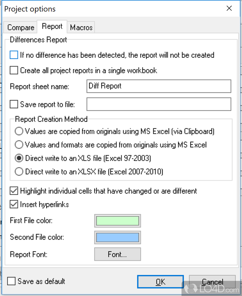 Excel Compare screenshot