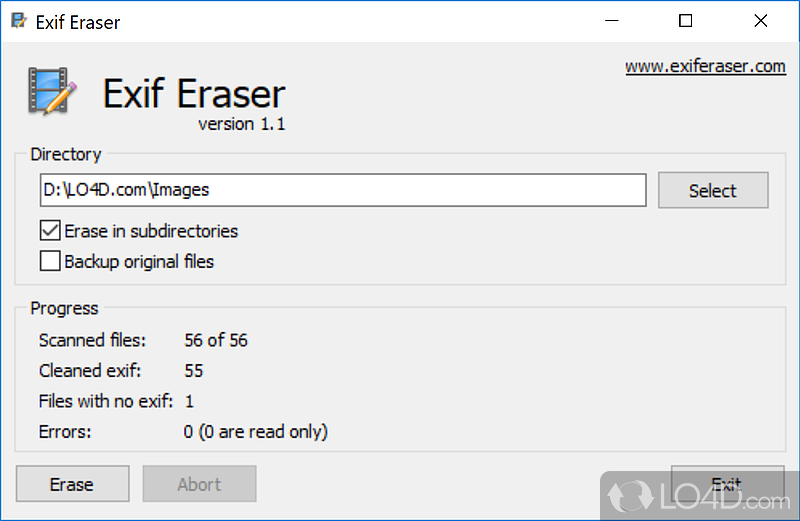 exif eraser