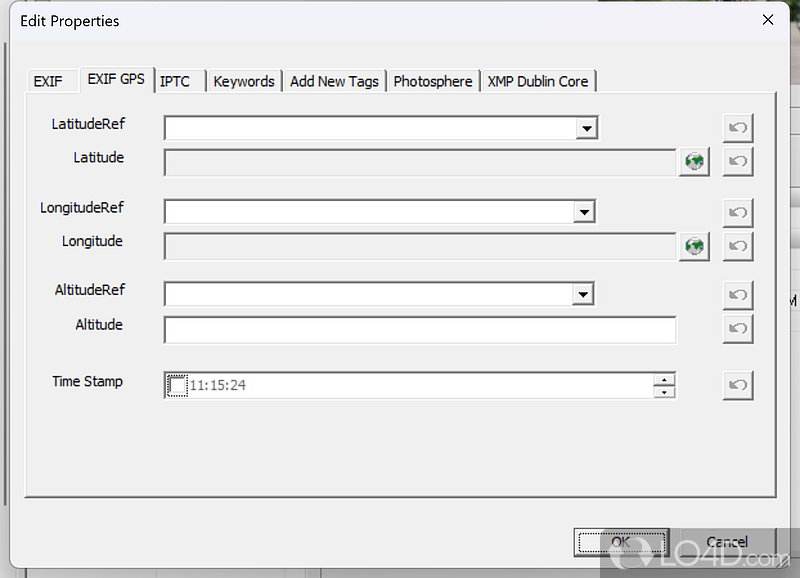 Paid EXIF editing software for changing embedded data - Screenshot of Exif Pilot