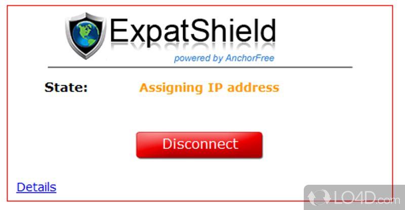 Gain access to any desired website - Screenshot of Expat Shield