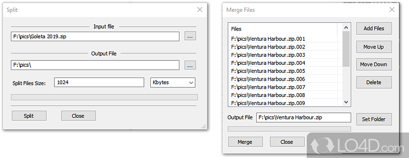 Handle files and folders with hotkey commands - Screenshot of ExplorerXP