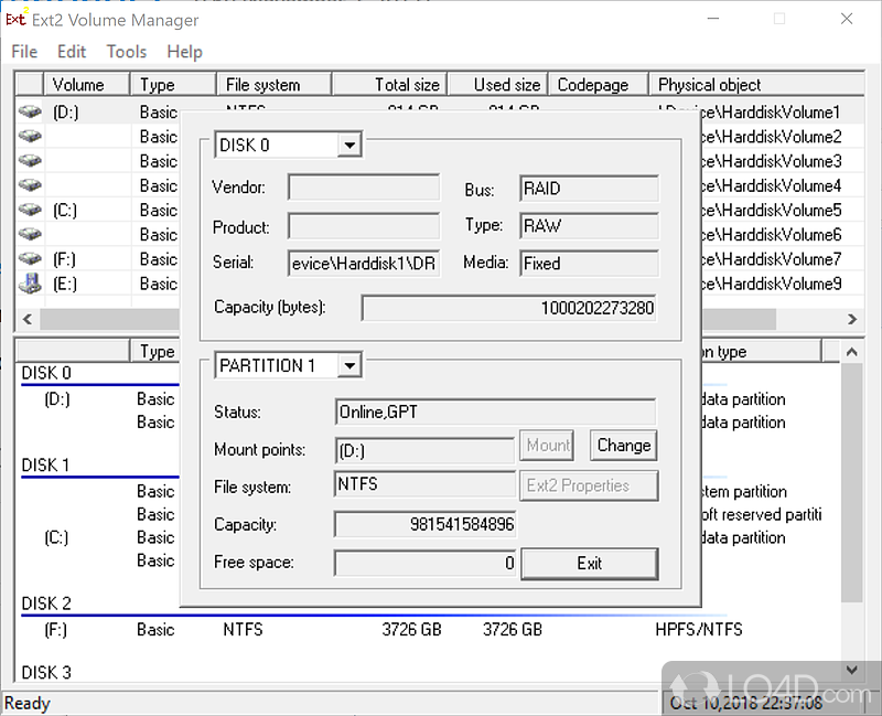 volume manager windows 2003 server