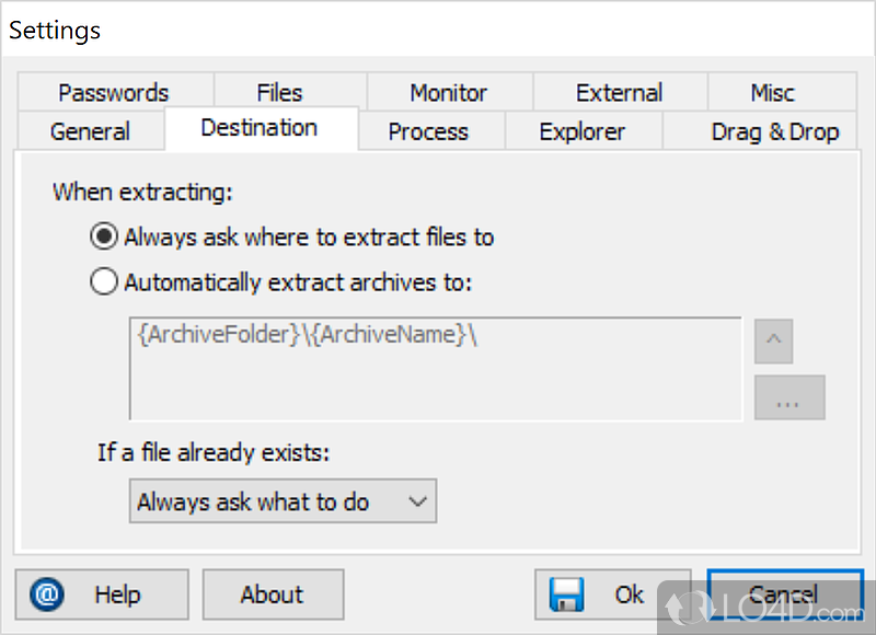 Easily add desired archives - Screenshot of ExtractNow