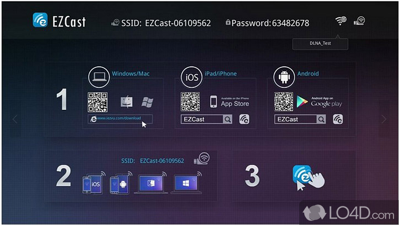 ezCast screenshot