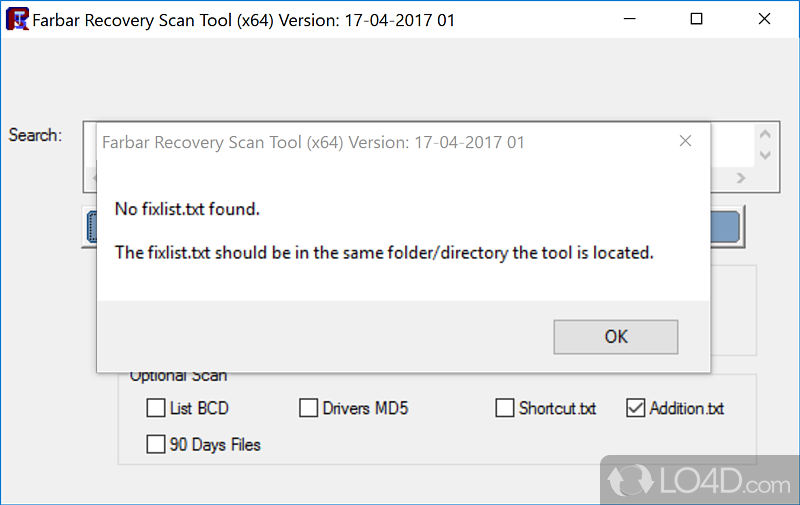 farbar recovery scan tool fixlist