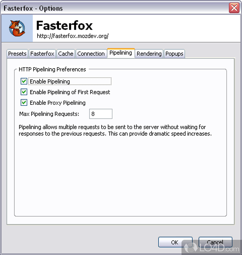Fasterfox screenshot