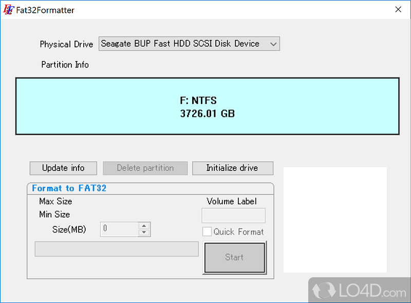 fat32 sd card formatter