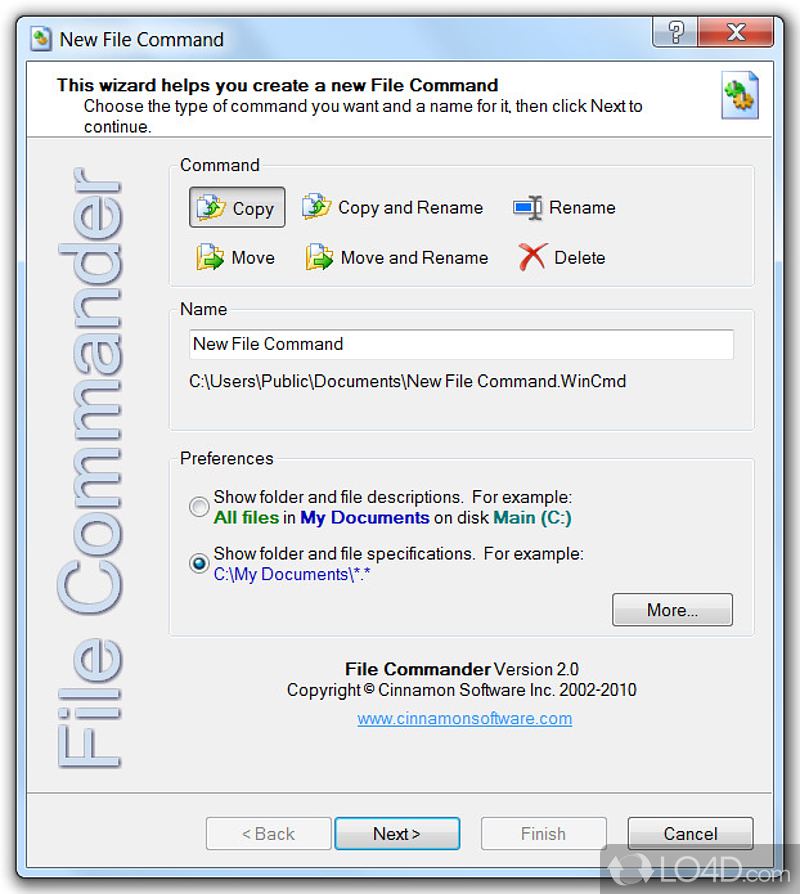 File Commander screenshot