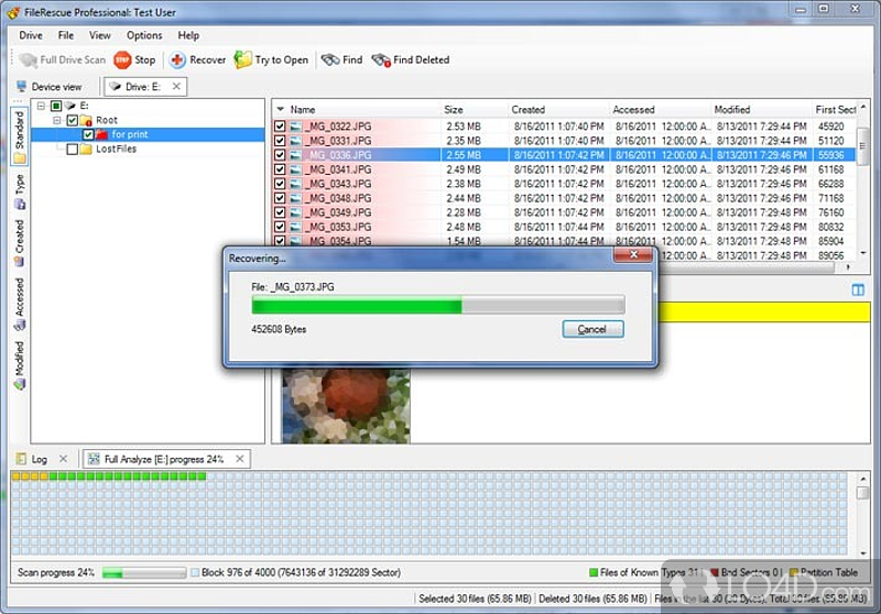 FileRescue Pro: Final remarks - Screenshot of FileRescue Pro