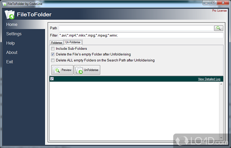 Create sub-folders for files from the context menu - Screenshot of FileToFolder