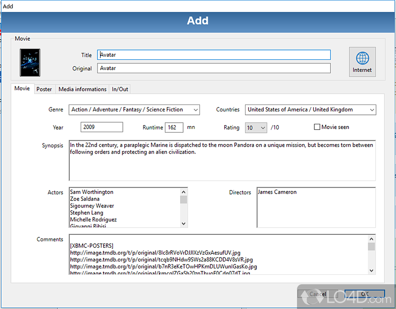 exporting filmotech database to android