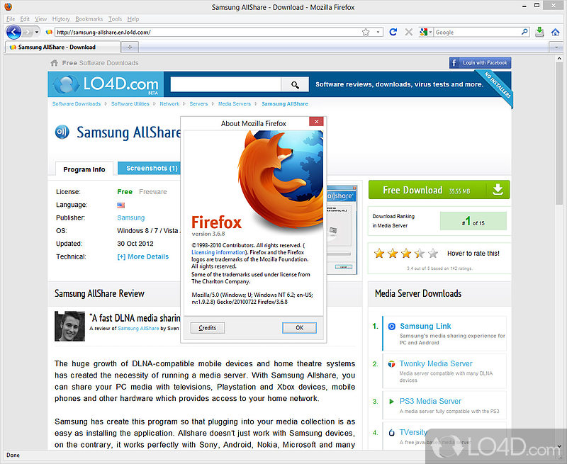 Firefox Legacy screenshot