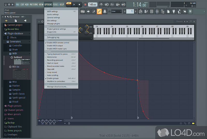FL Studio: Lmms - Screenshot of FL Studio