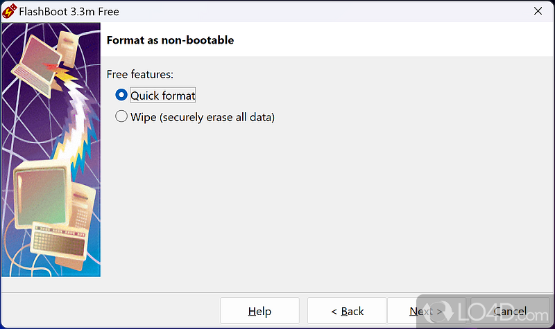 Portable Windows Backup - Screenshot of FlashBoot