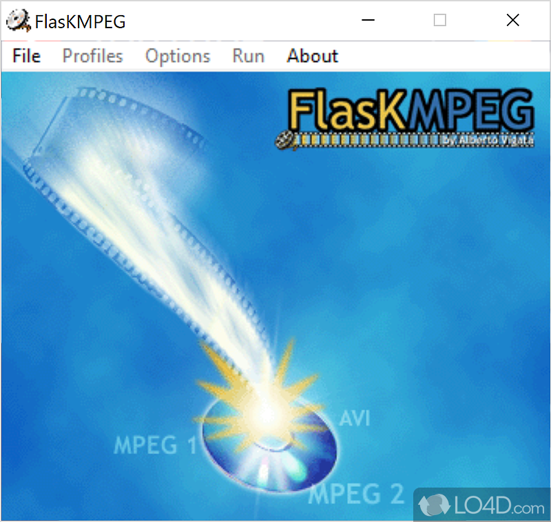 Convert MPEG files to something different - Screenshot of FlasKMpeg