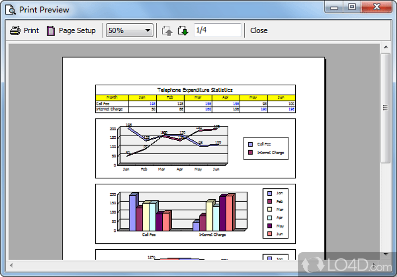 FlexCell Grid Control: User interface - Screenshot of FlexCell Grid Control