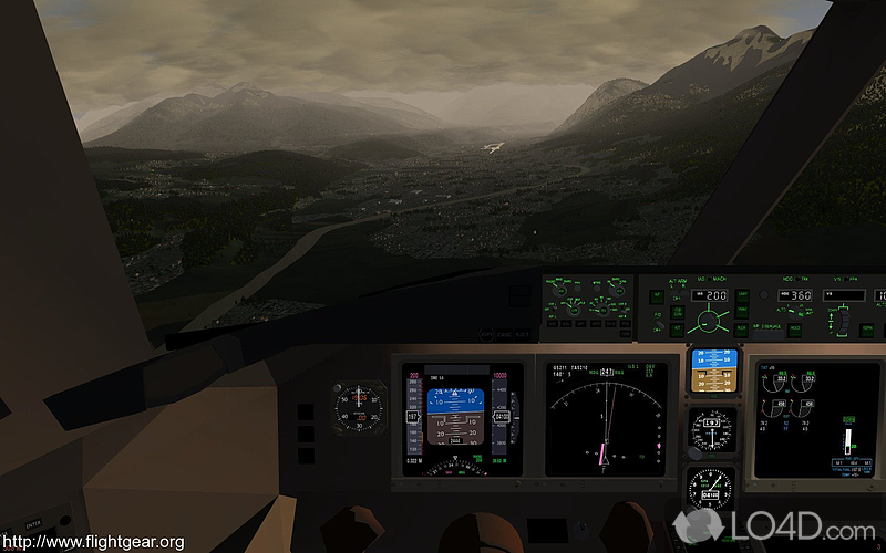 FlightGear: Flight simulator - Screenshot of FlightGear