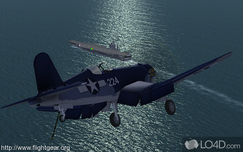 FlightGear: JSBSim - Screenshot of FlightGear