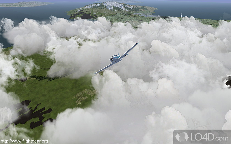 Simulate the flight with an airplane - Screenshot of FlightGear