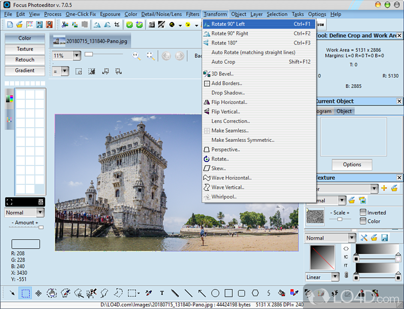 Focus Photoeditor screenshot