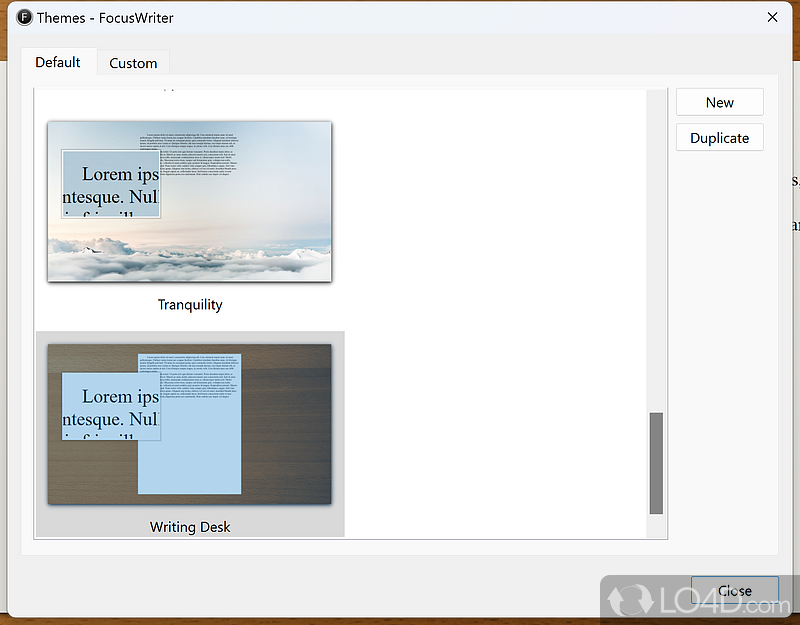 FocusWriter: User interface - Screenshot of FocusWriter