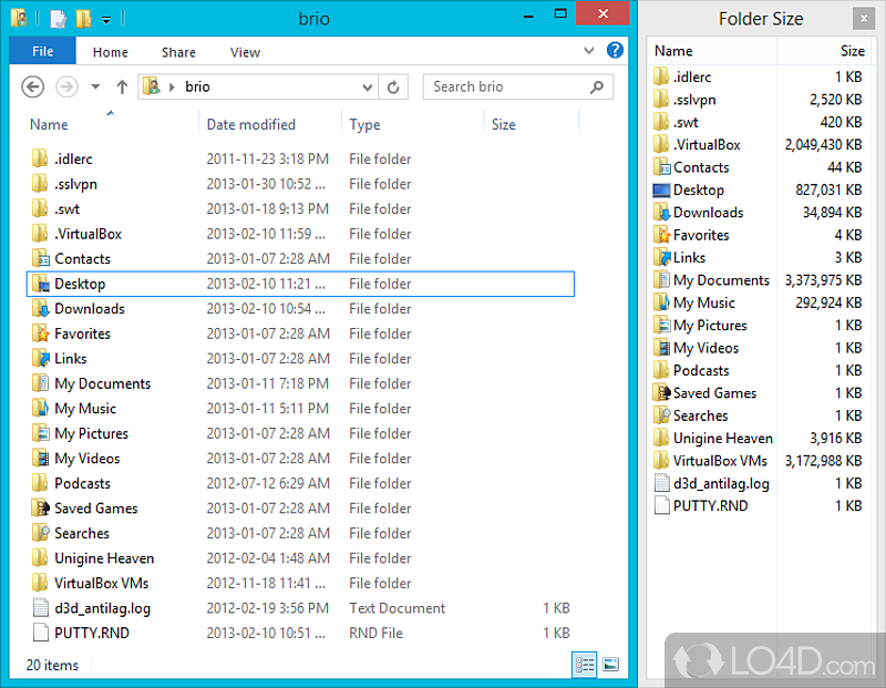 Powerful utility that scans drives and displays the sizes of all files and folders stored on the hard disk - Screenshot of Folder Size