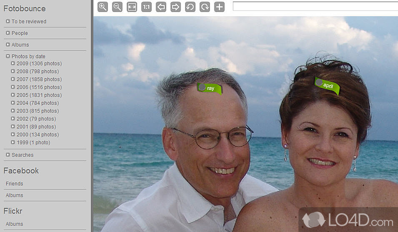 Piece of software that helps you organize photos (JPG, TIF, PNG - Screenshot of Fotobounce
