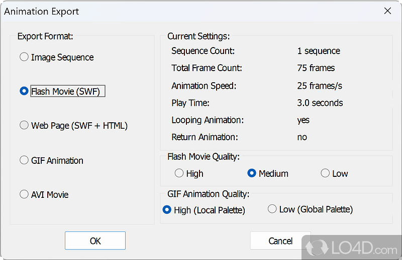 Create morphing images and animation sequences from still images - Screenshot of FotoMorph