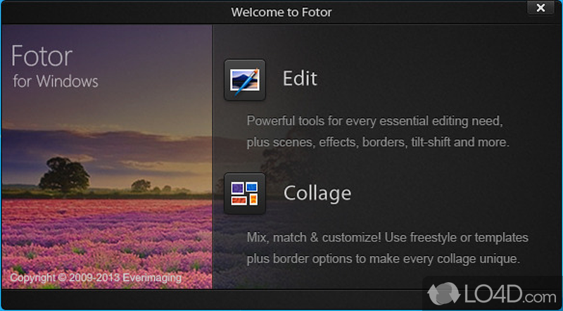Image editor offers you the possibility to change the aspect of images - Screenshot of Fotor