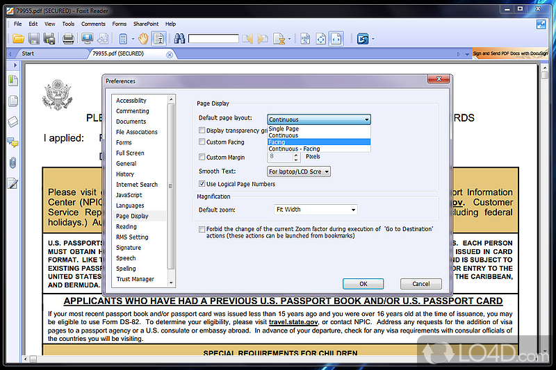 User-friendly interface - Screenshot of Foxit Reader