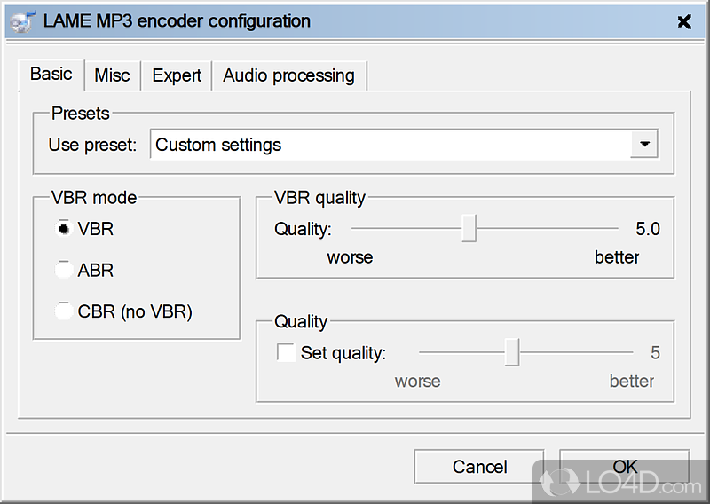 fre:ac: MP3 and WAV - Screenshot of fre:ac