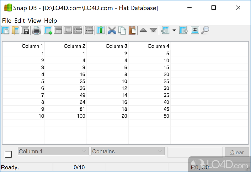 Small, simple flat-file database - Screenshot of SnapDB