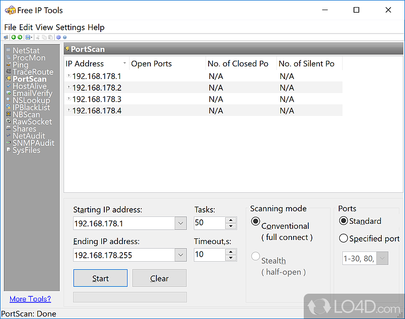 Free IP Tools: Not for everyone - Screenshot of Free IP Tools