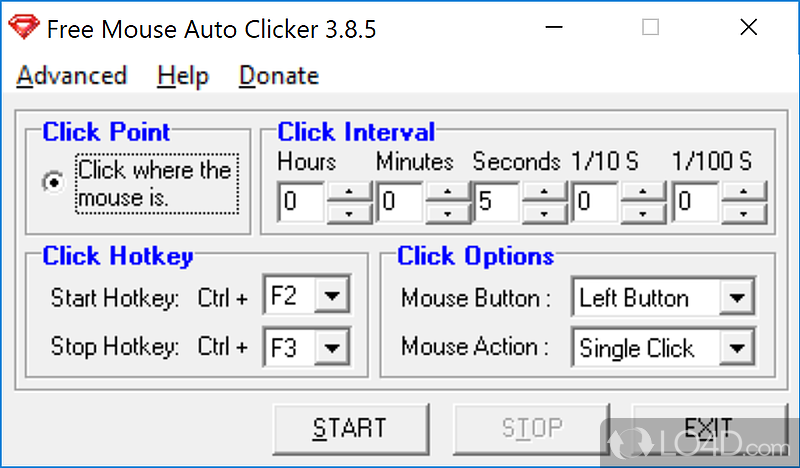 free mouse auto clicker 3.0