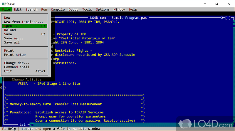 Advanced free and open source Pascal compiler for your Windows PC - Screenshot of Free Pascal