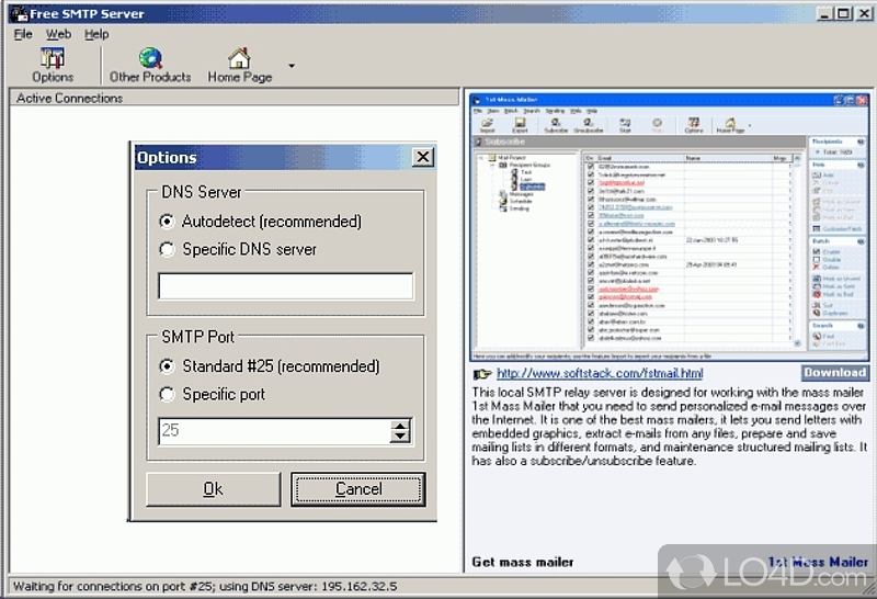 Can port using. SMTP сервер Windows. ACTIVEX. Windows local SMTP Server.