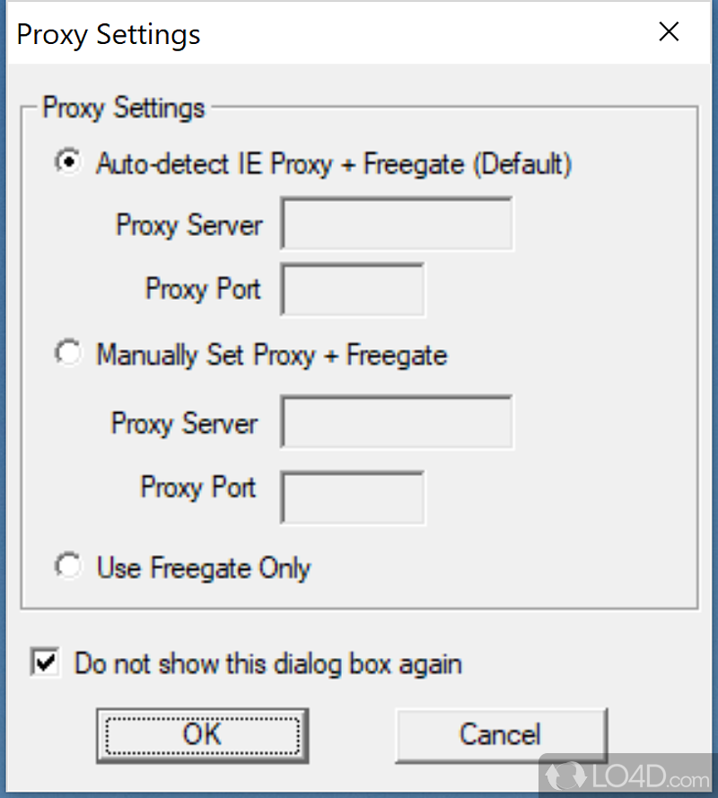 Freegate Expert Edition screenshot